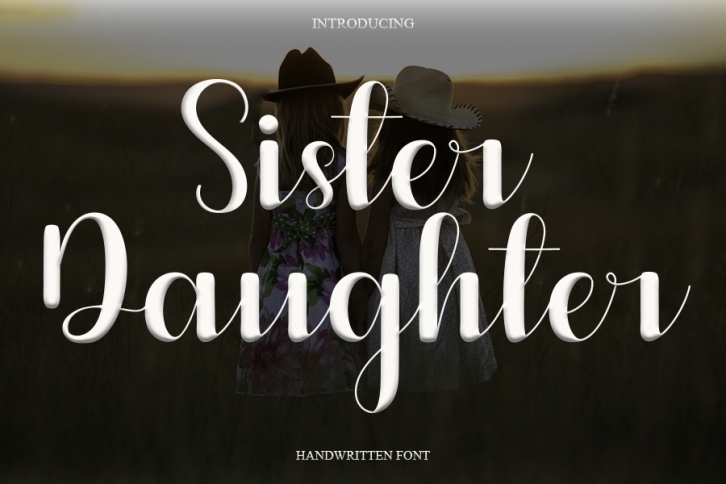 Sister Daughter Font Download