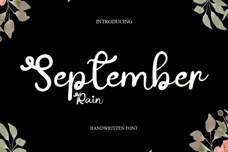 September Rain Font Download