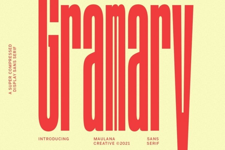 Gramary Compressed Sans Font Font Download