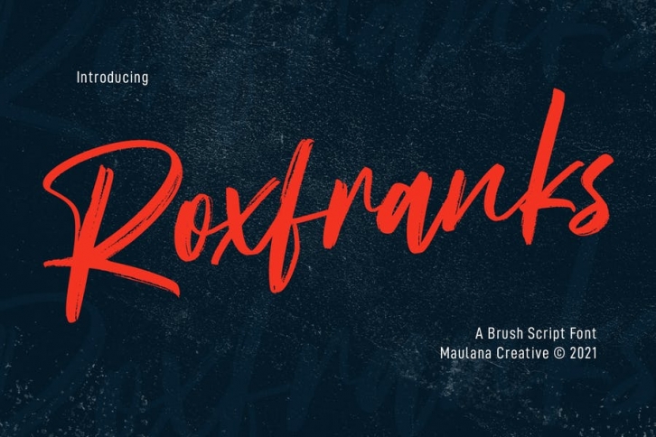 Roxfranks Brush Script Font Font Download