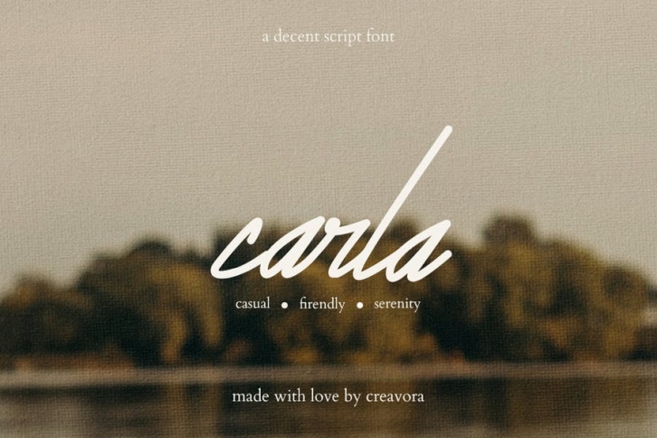 Carla -  Signature Script Font Font Download