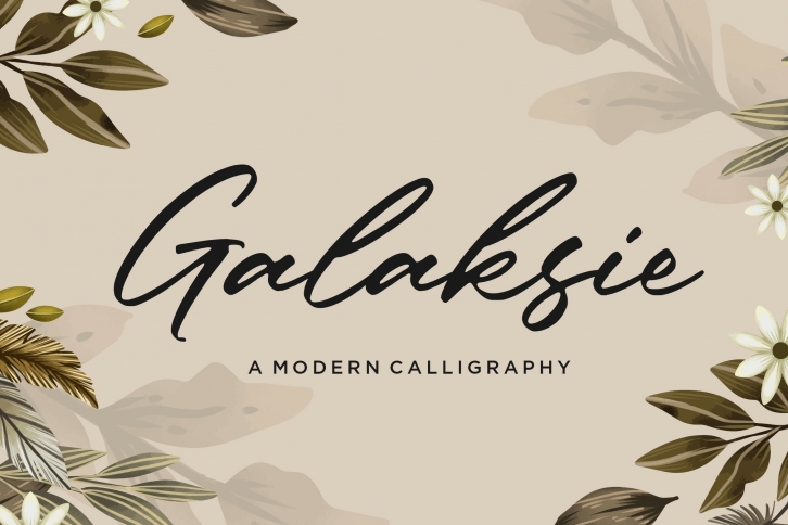 Galaksie Modern Calligraphy Font Download