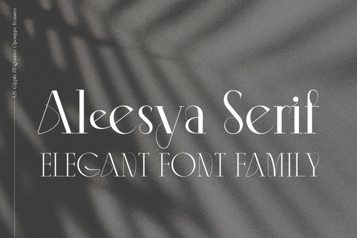 Aleesya Serif Family Font Download