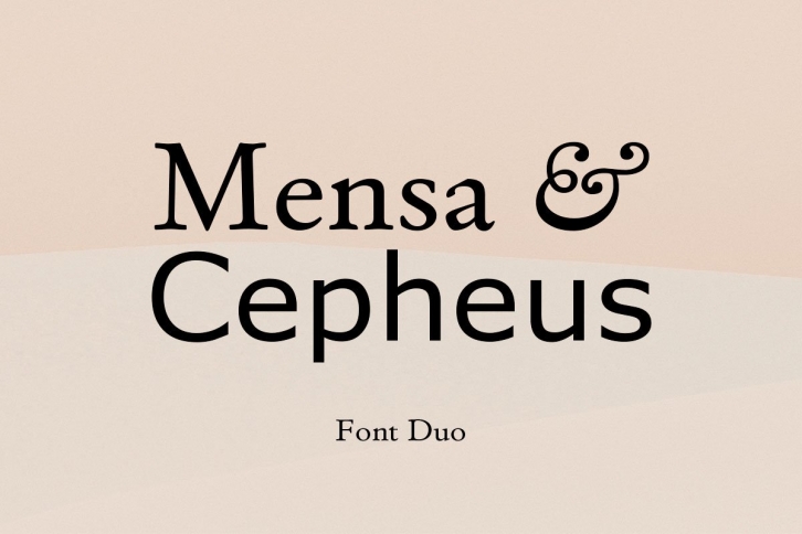 Mensa  Cepheus Duo Font Download