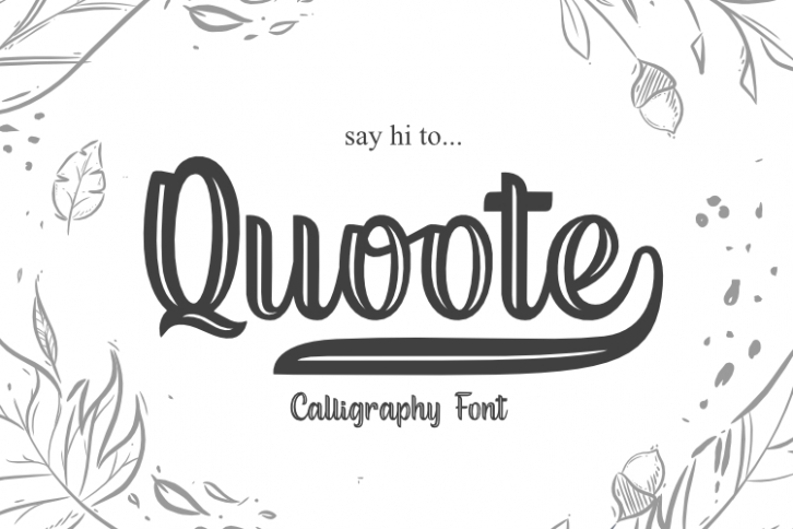 Quoote Font Download