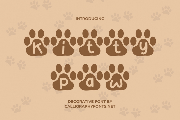 Kitty Paw Font Download