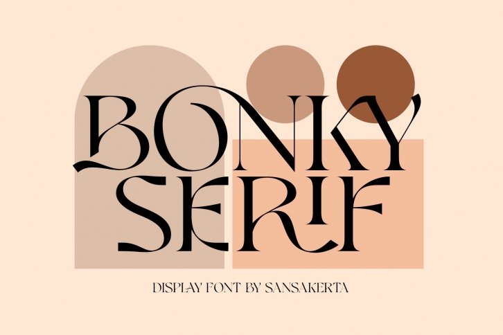 Bonky Serif Font Download