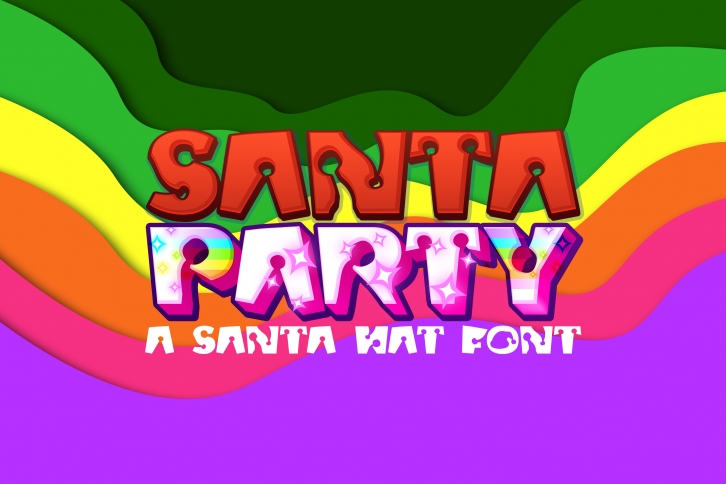 Santa Party Font Download