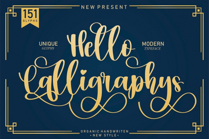 Hello Calligraphys Font Download