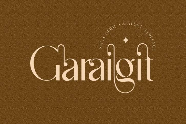 Garaigit Ligature Sans Serif Font Download