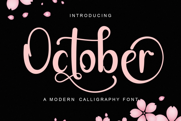 October Font Download