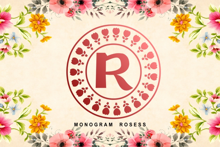 Monogram Rosess Font Download