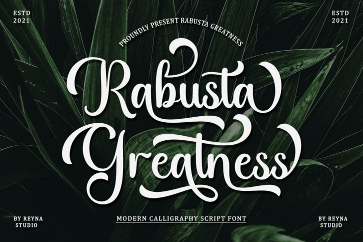 Rabusta Greatness Font Download
