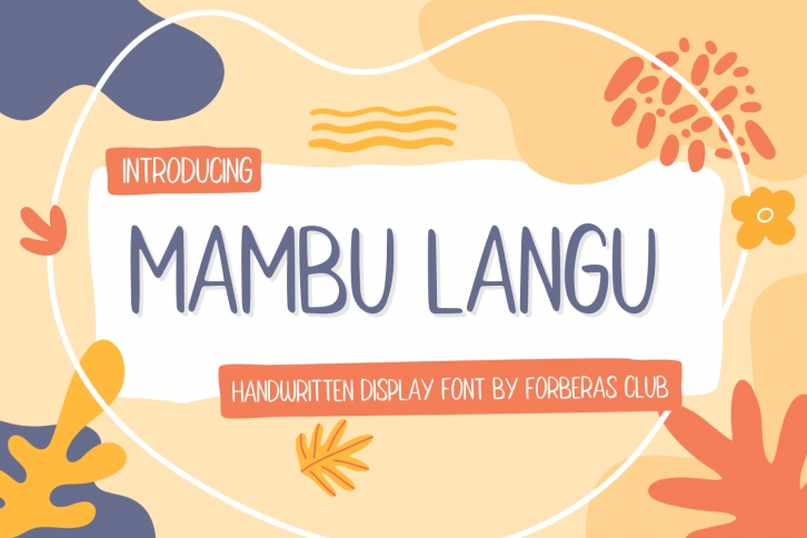 Mambu Langu Font Download