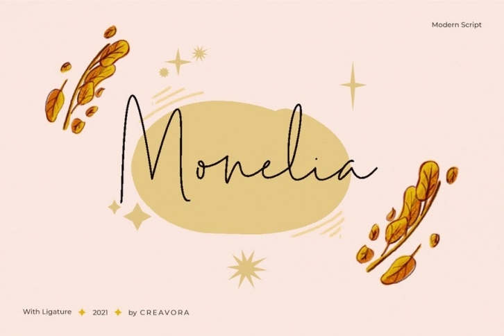 Monelia -  Handwriting Script Font Font Download