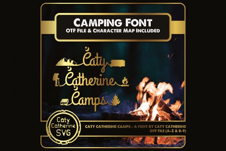 Caty Catherine Camping Font Download