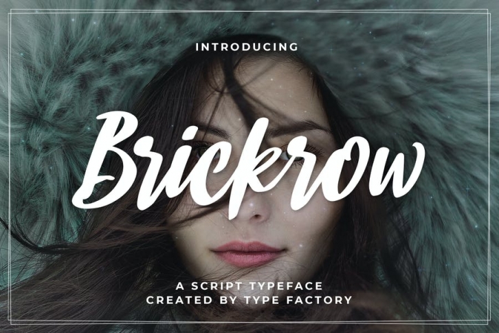Brickrow - Script Typeface Font Download