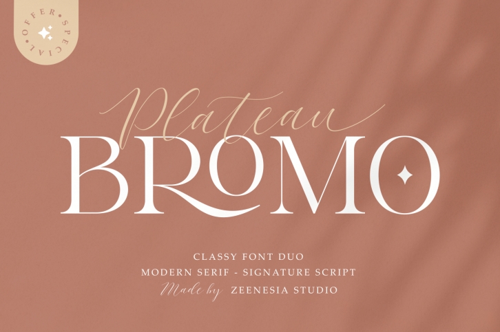 Bromo Plateau Serif Font Download