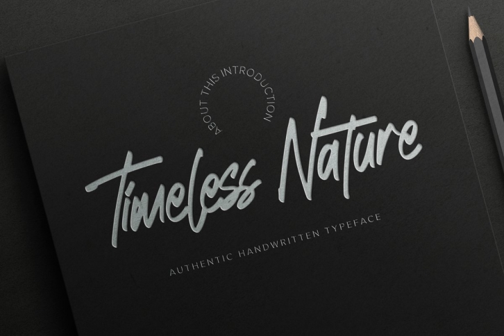 Timeless Nature-Handwritten Font Download