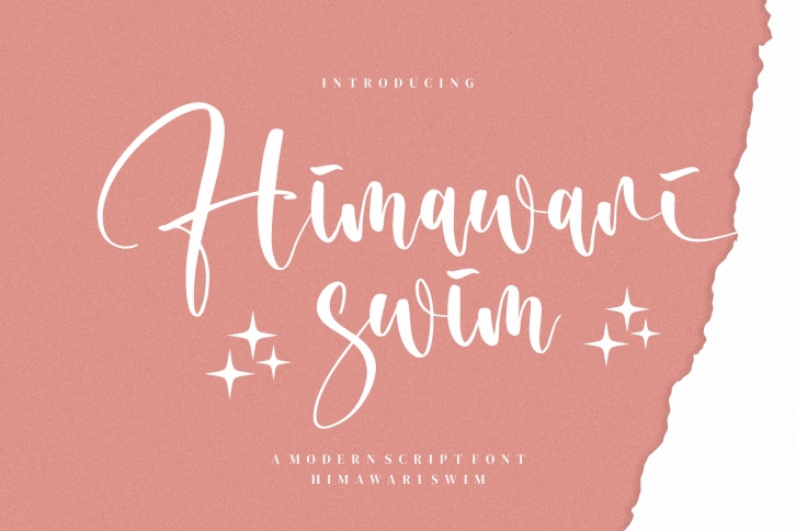 Himawari swim Font Download