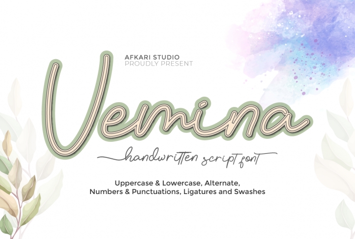 Vemina Script Font Download