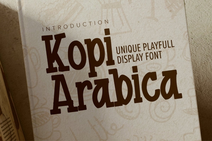 Kopi Arabica-Unique Playful Display Font Download