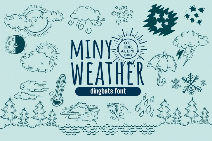 Miny Weather Font Download