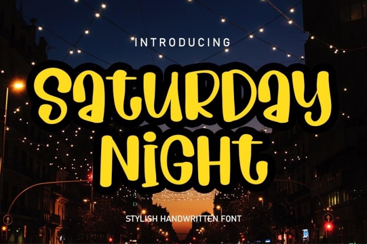 Saturday Night Font Download