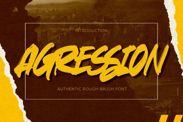 Agression Font Download
