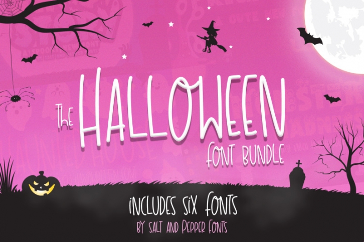 The Halloween Font Bundle (Halloween Fonts) Font Download