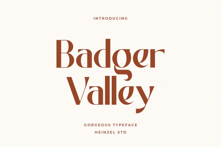 Badger Valley Font Download