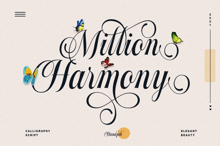 Million Harmony Font Download