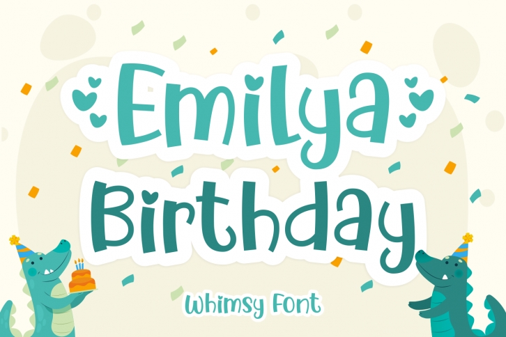 Emilya Birthday Font Download