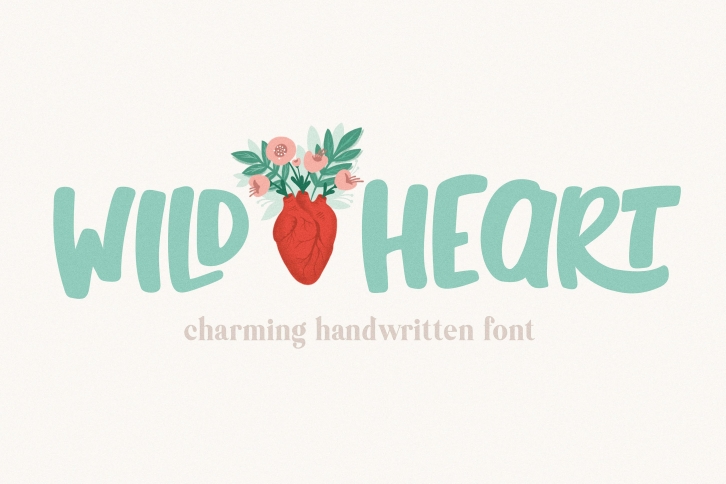 Wild Heart Charming for Crafters Font Download