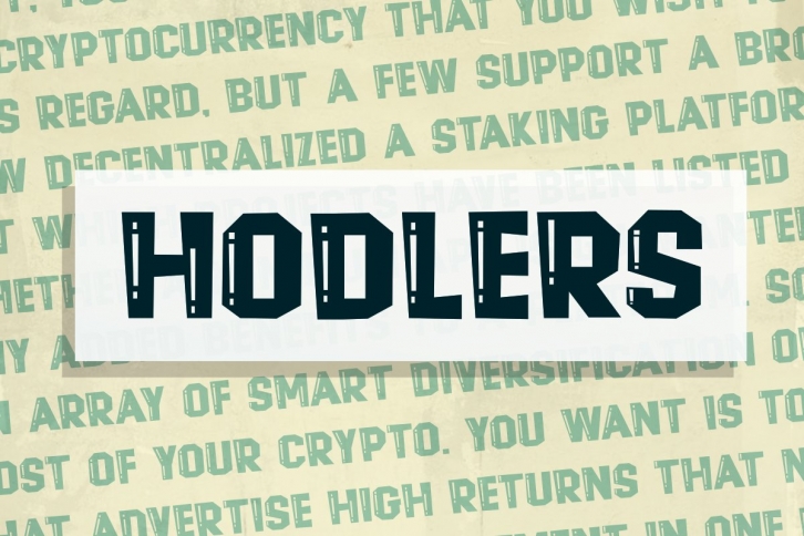 Hodlers Font Download