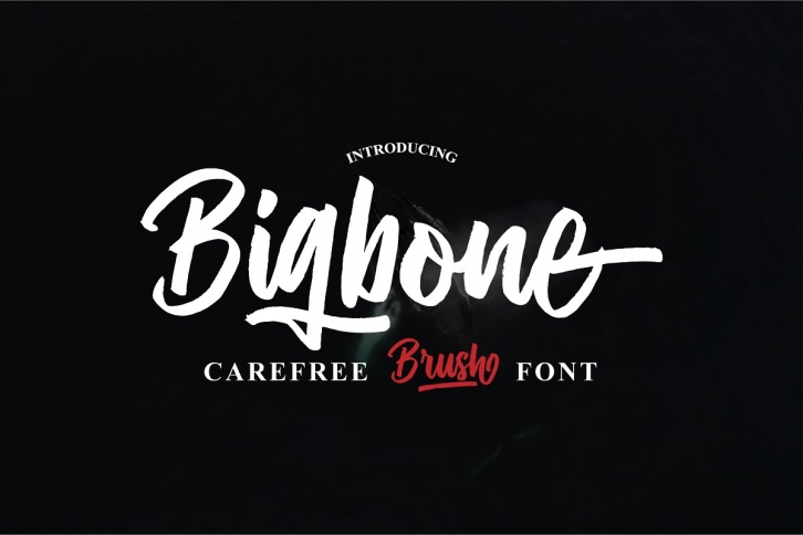 Bigbone brush Font Download