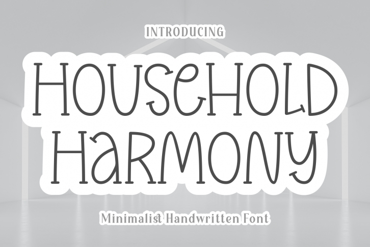 Household Harmony Font Download