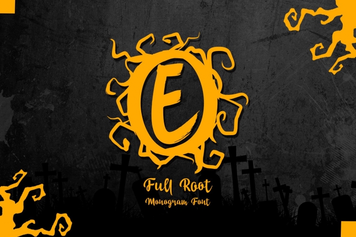 Full Root Monogram Font Download