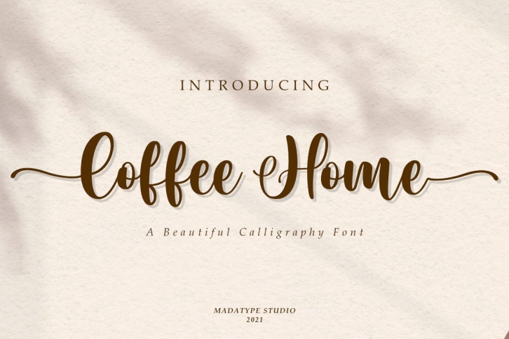 Coffee Home Font Download