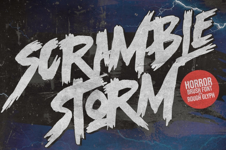 Scramble Storm Font Download