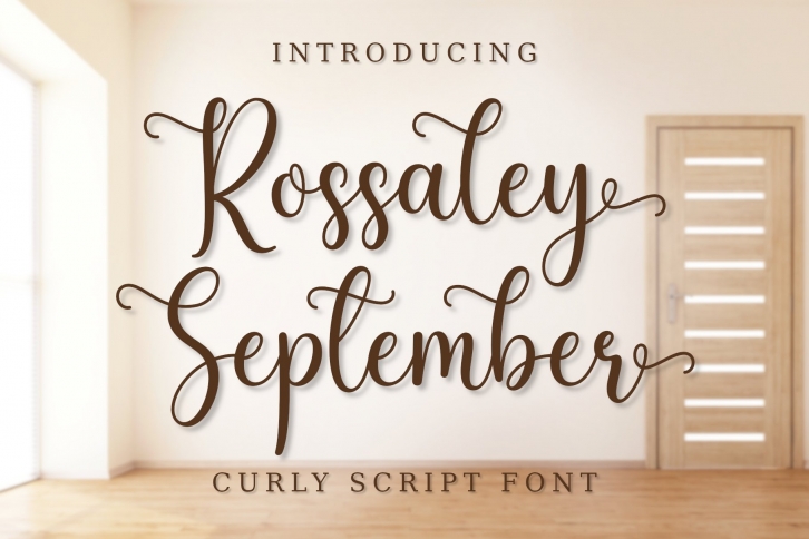 Rossaley September Font Download