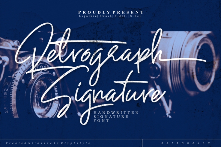 Retrograph Handwritting Font Download