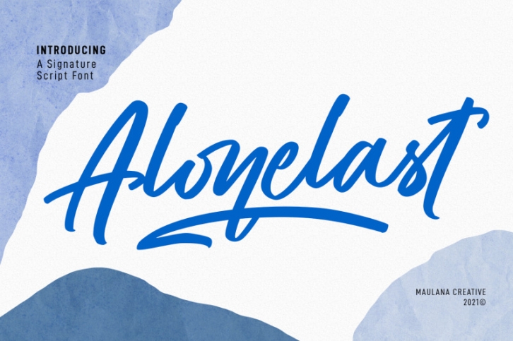 Alonelast Signature Script Font Font Download