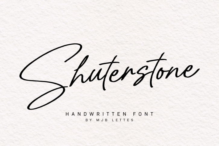 Shuterstone Handwritten Font Download