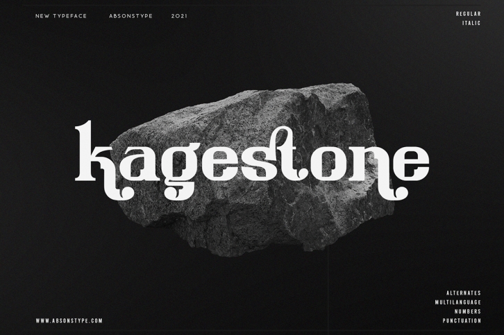 Kagestone Font Download
