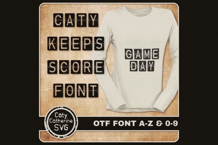 Caty Keeps Score Font Download