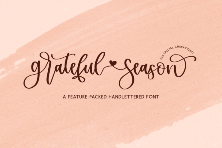 Grateful Season Script Font Download