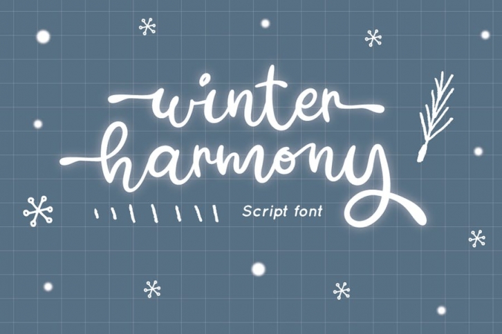 Winter Harmony - Wedding Font Font Download