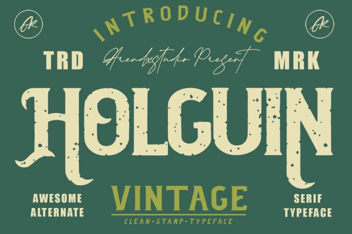 Holguin - Vintage Typeface Font Download