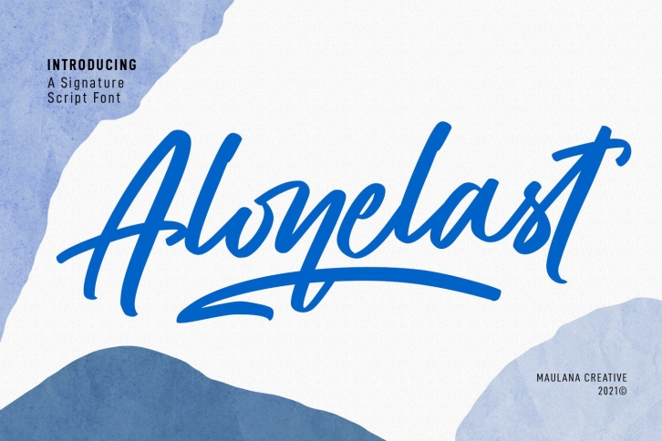Alonelast Font Download